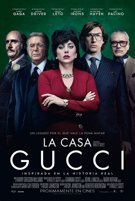 gucci pelicula estreno|casa gucci película completa.